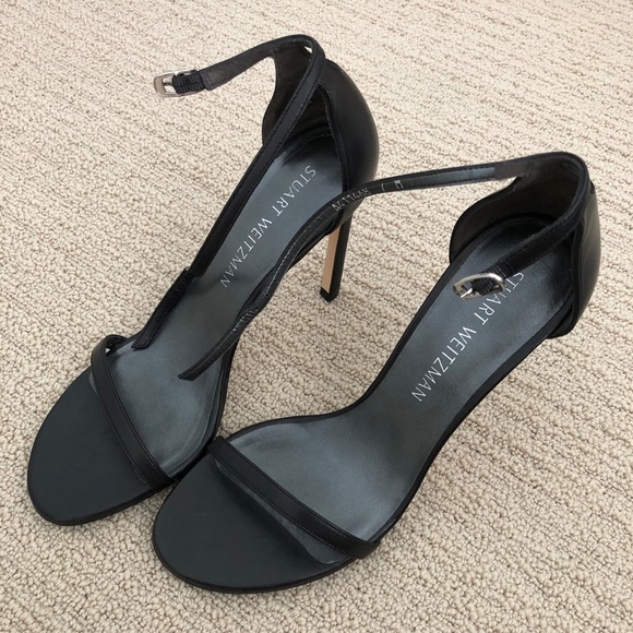 STUART WEITZMAN Nudistsong Ankle-Wrap Sandals - Picture 2 of 8